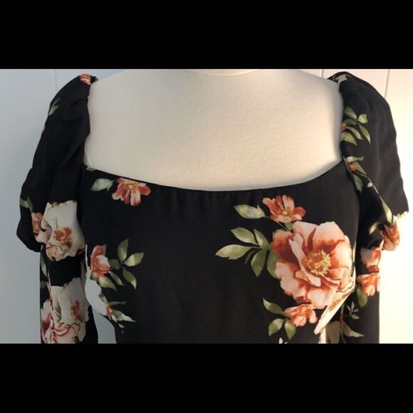 Likely Tara Black Floral Mini Dress - Picture 3 of 11